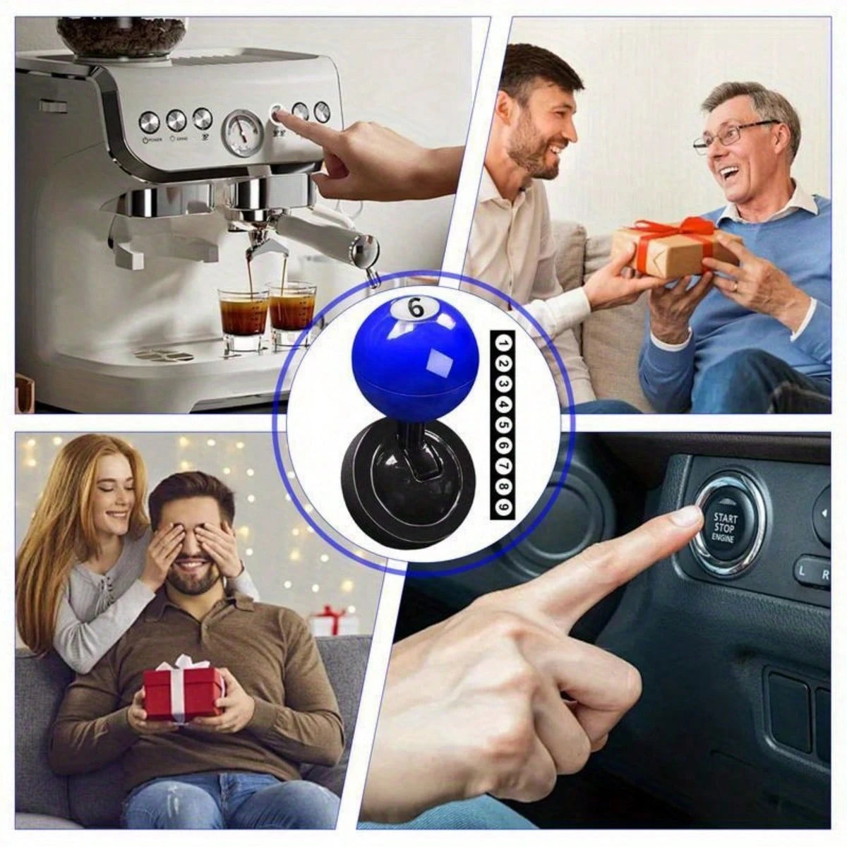 Car Engine Start Button Cover Rocker- Ignition Switch Protector With Non-Slip Grip- Universal Push-To-Start Accessory For Most Vehicles- Prevents Accidental Engine Shutdown- Universal Car Compatib
