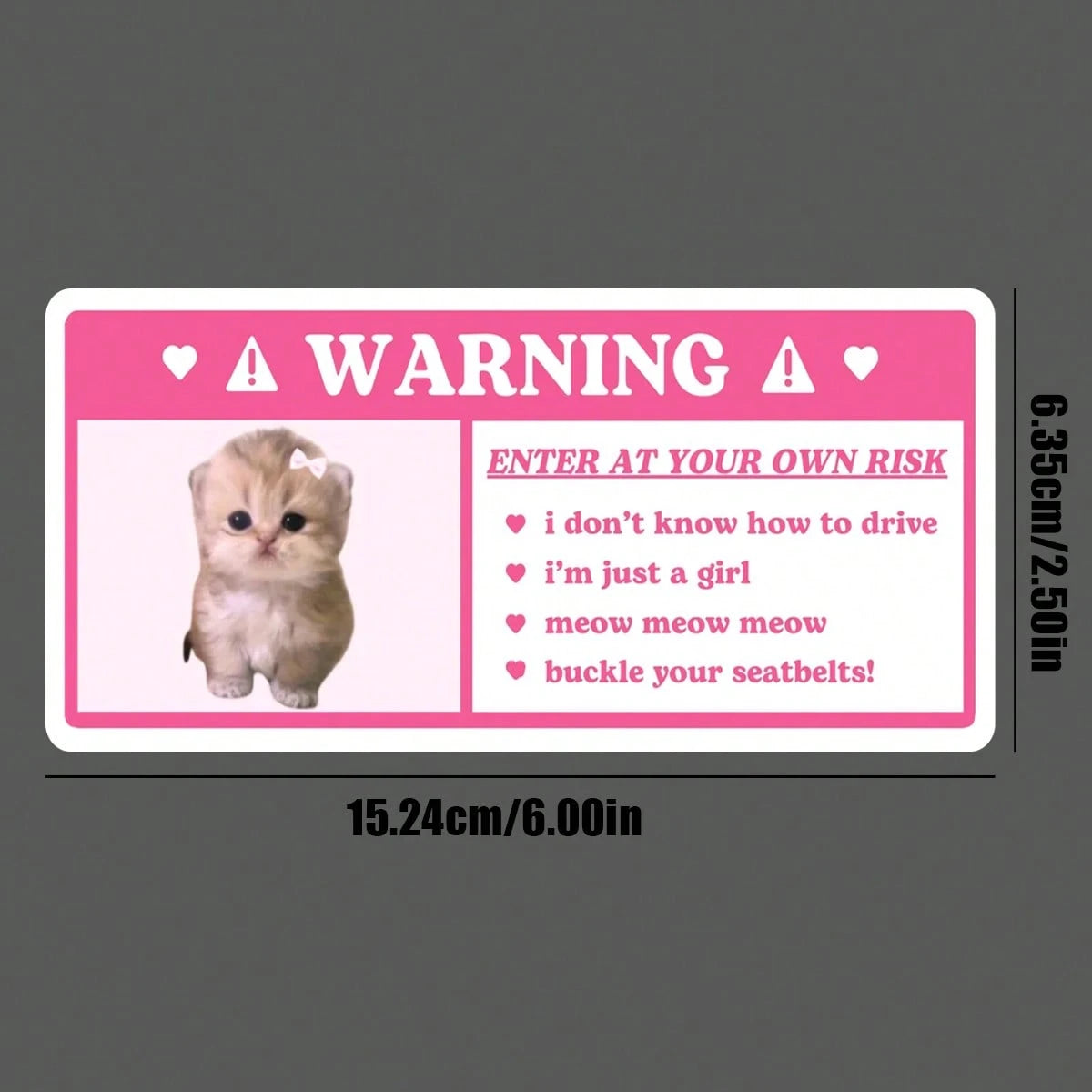 Car Interior Decal Stickers, Suitable As Gift For Girlfriend