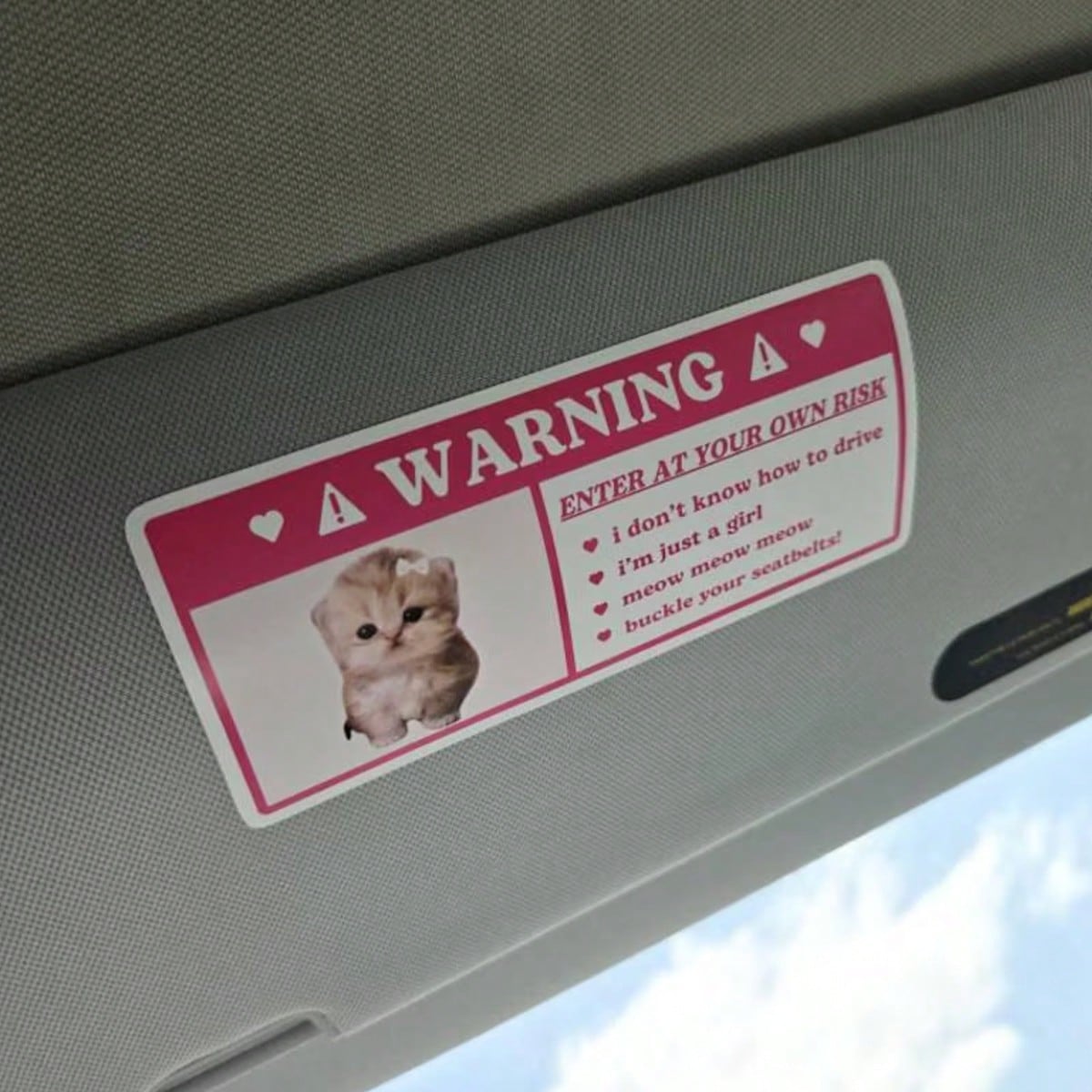Car Interior Decal Stickers, Suitable As Gift For Girlfriend