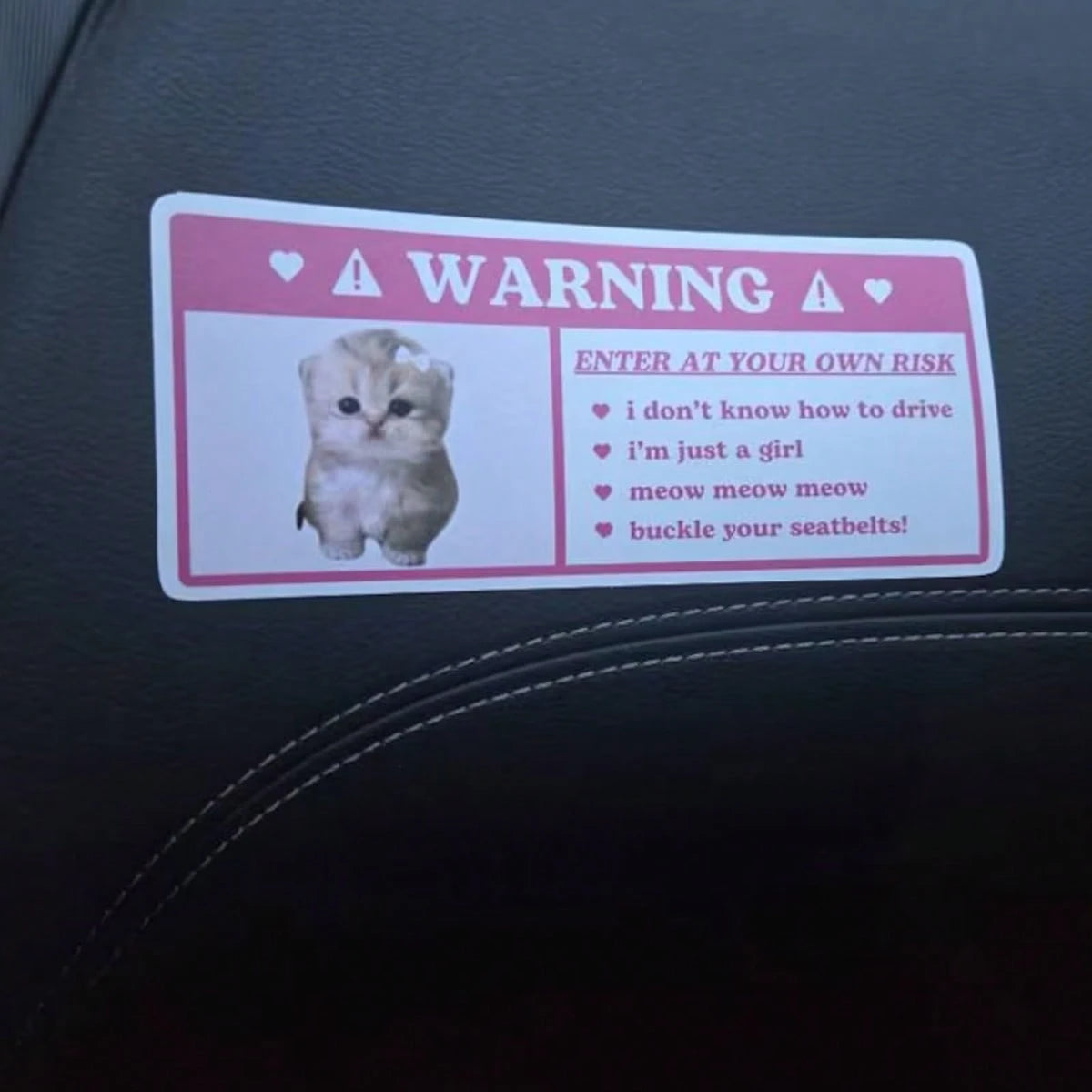 Car Interior Decal Stickers, Suitable As Gift For Girlfriend
