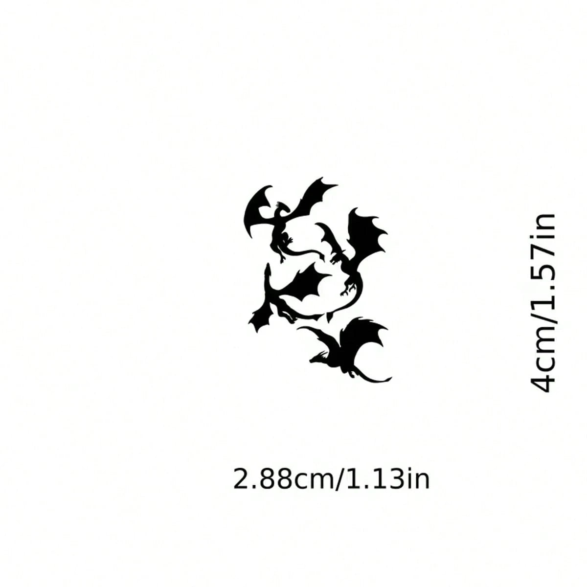 Car Interior Rearview Mirror Flying Dragon Stickers Car Rearview Mirror Decals- Suitable For Cars, Laptops, Trucks, Motorcycles, Computers, And Phones- Perfect Holiday Gifts