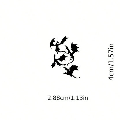 Car Interior Rearview Mirror Flying Dragon Stickers Car Rearview Mirror Decals- Suitable For Cars, Laptops, Trucks, Motorcycles, Computers, And Phones- Perfect Holiday Gifts