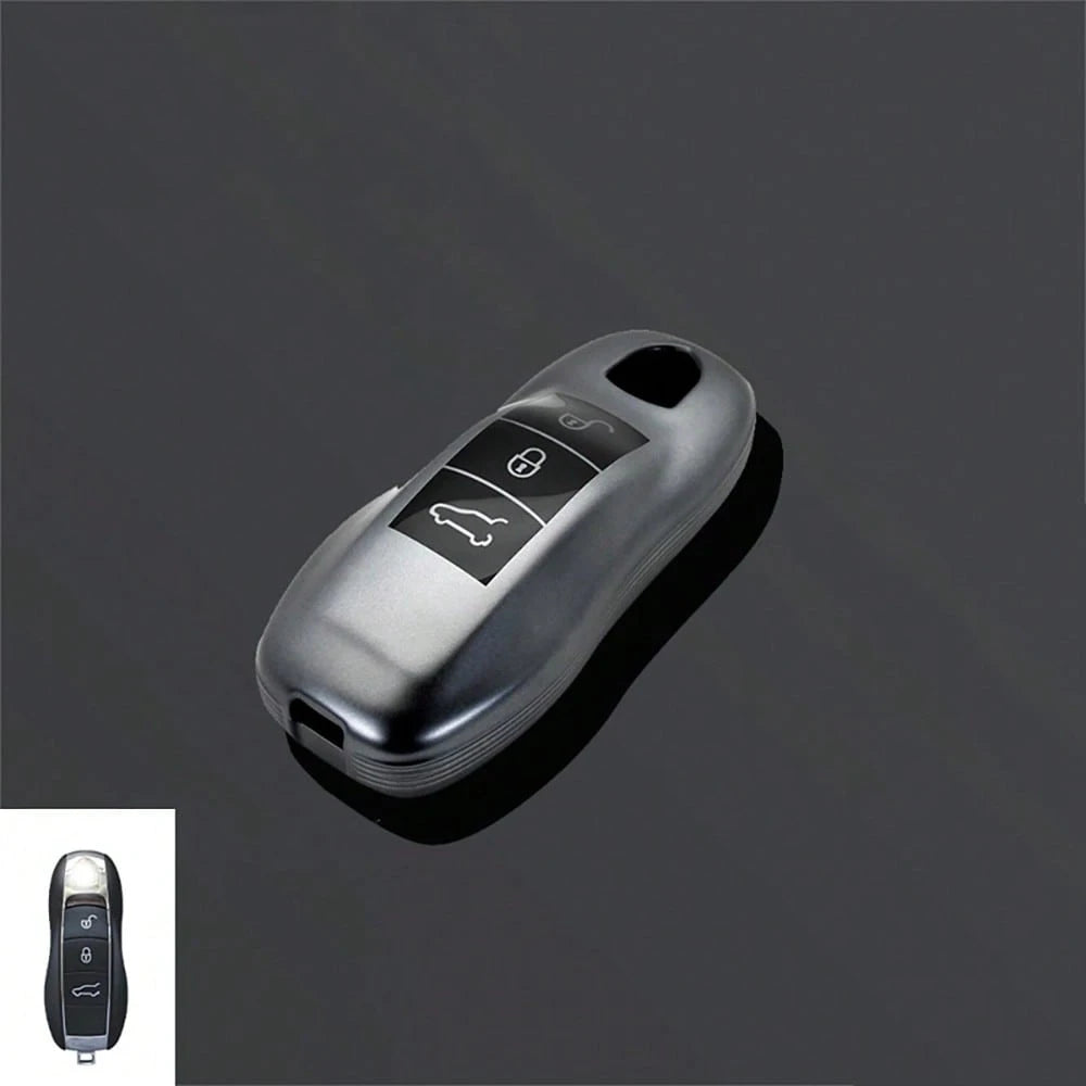 Car Key Case For Cayenne 958 Macan 911 Panamera 996 991 Boxster 987 997 2019 2020 TPU Cover Key Shell Accessories