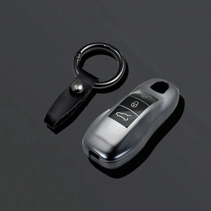 Car Key Case For Cayenne 958 Macan 911 Panamera 996 991 Boxster 987 997 2019 2020 TPU Cover Key Shell Accessories
