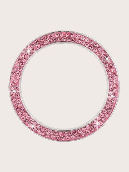 Car One-button Start Rhinestone Decoration