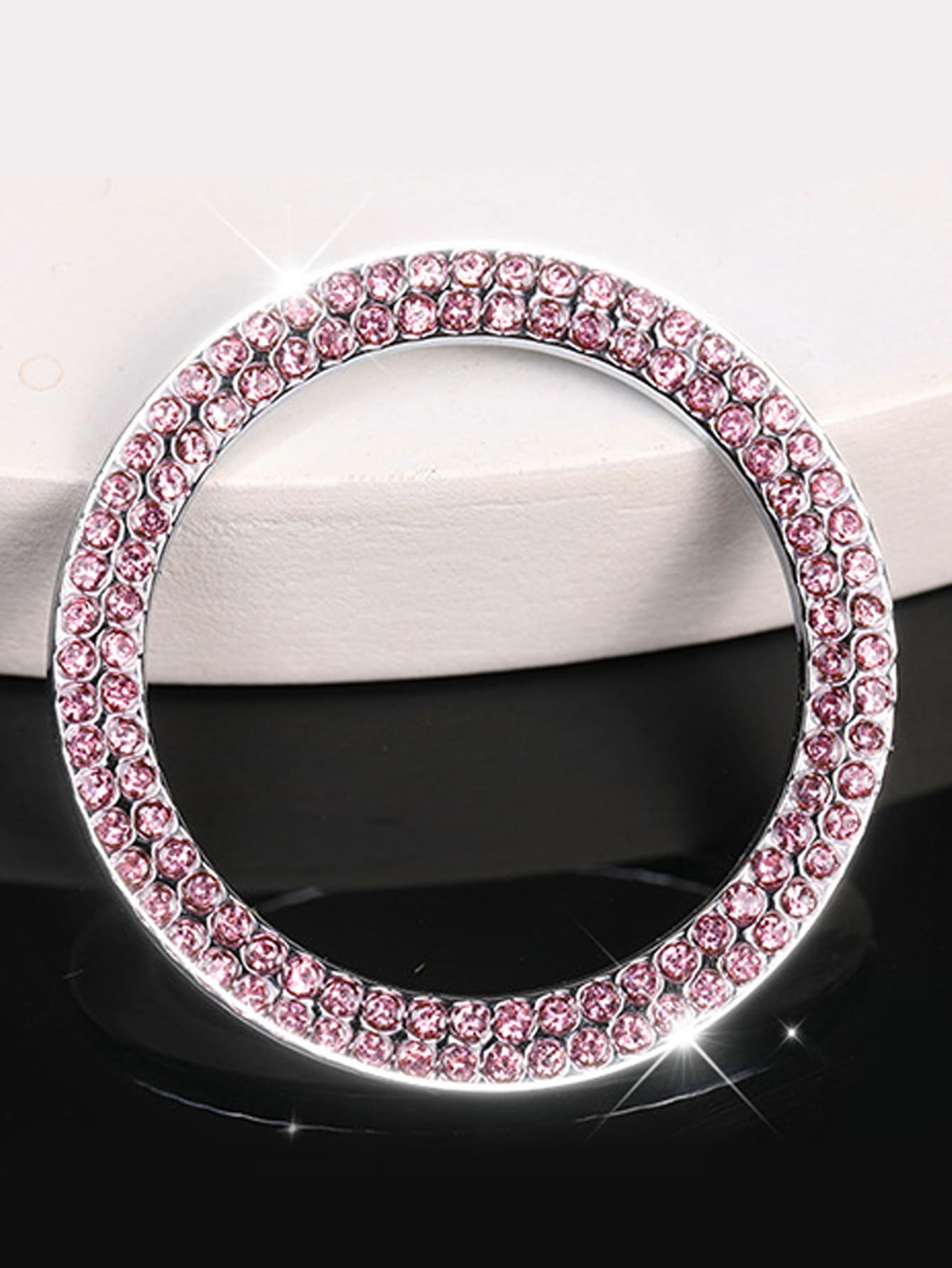 Car One-button Start Rhinestone Decoration
