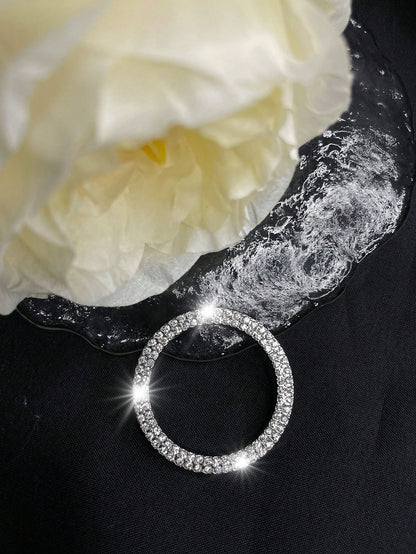 Car One-button Start Rhinestone Decoration