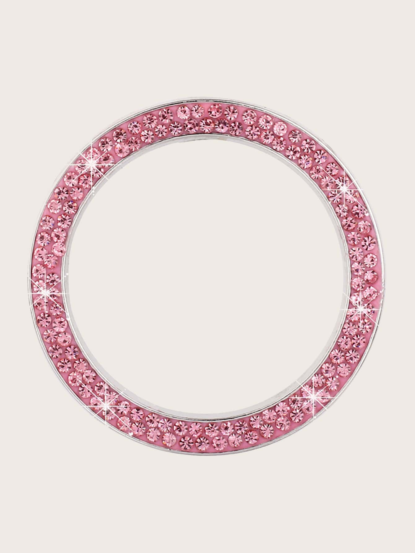 Car One-button Start Rhinestone Decoration