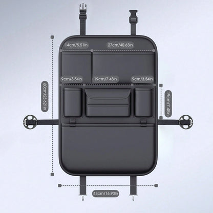 Car Seat Back Storage Bag Easy To Install Automobiles Interior Accessories Suitable For Most Car Back Seats