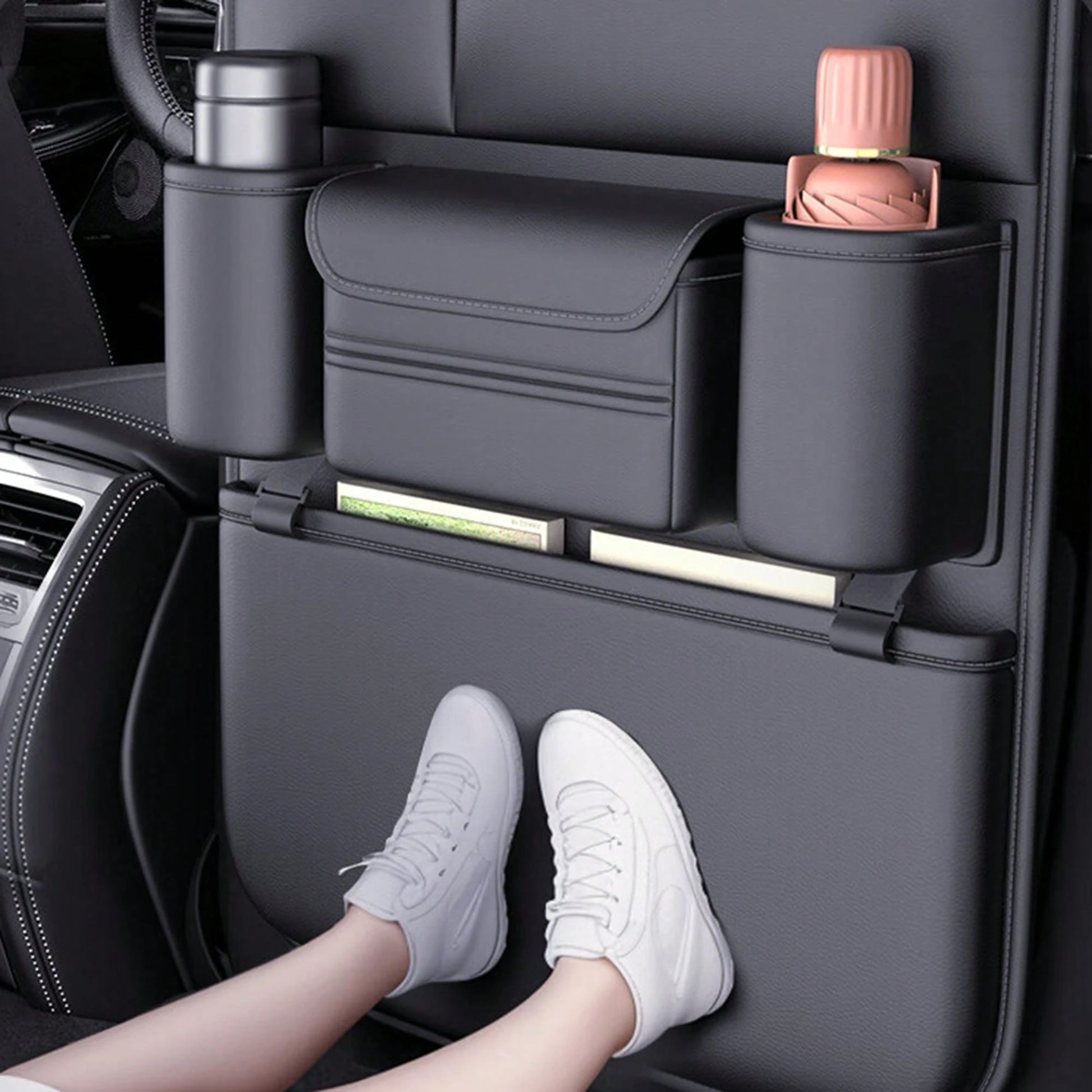 Car Seat Back Storage Bag Easy To Install Automobiles Interior Accessories Suitable For Most Car Back Seats