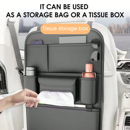 Car Seat Back Storage Bag Easy To Install Automobiles Interior Accessories Suitable For Most Car Back Seats
