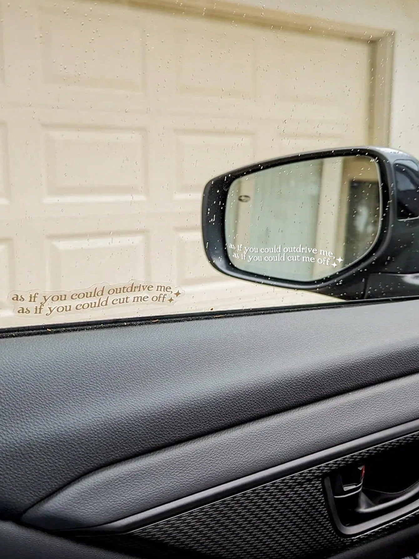 Car Sticker As If You Could Outdrive Me-Vinyl Sticker, Suitable For Cars, Laptops, Water Bottles, Etc. Car Accessories Sticker.