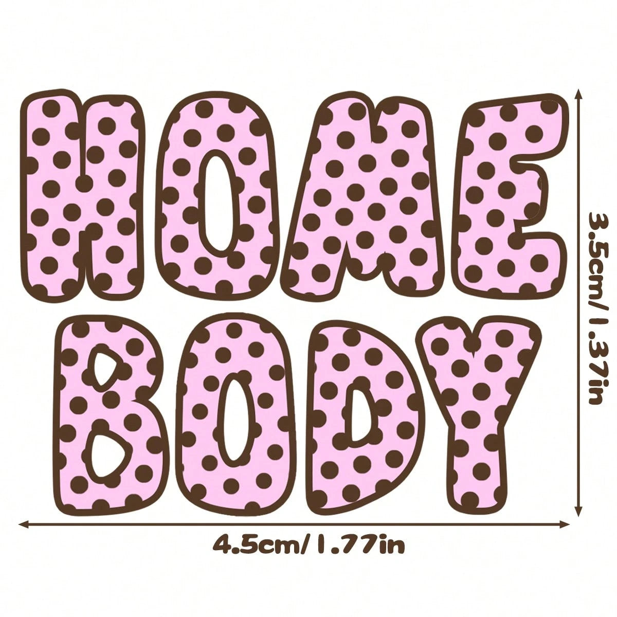 Car Sticker Homebody-Vinyl Sticker, Suitable For Cars, Laptops, Water Bottles, Etc. Car Accessories Sticker.