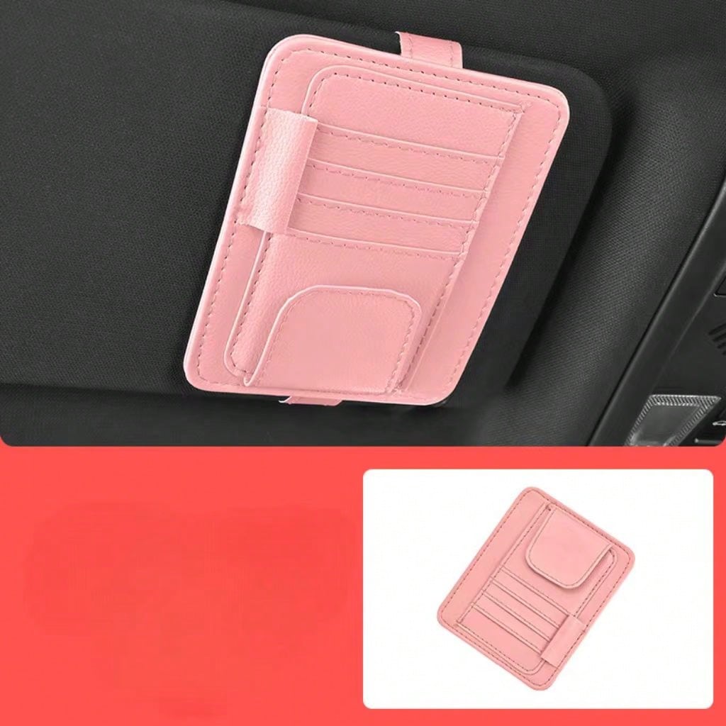 Car Sunshade With Multiple Pockets, Organizable And Storage For Items, Car Accessories, Car Interior Supplies, Perfect Gift For Birthday, Back To School, Family Gathering And Friends
