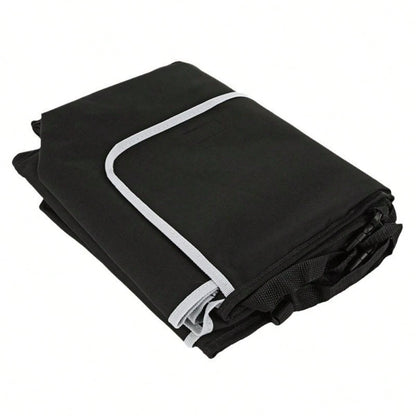 Car Trunk Hanging Storage Bag, Oxford Cloth Trunk Organizer Bag, Foldable Storage Box, Large Capacity Hanging Storage Bag, Super Spacious, Waterproof SUV Car Trunk Organizer Bag