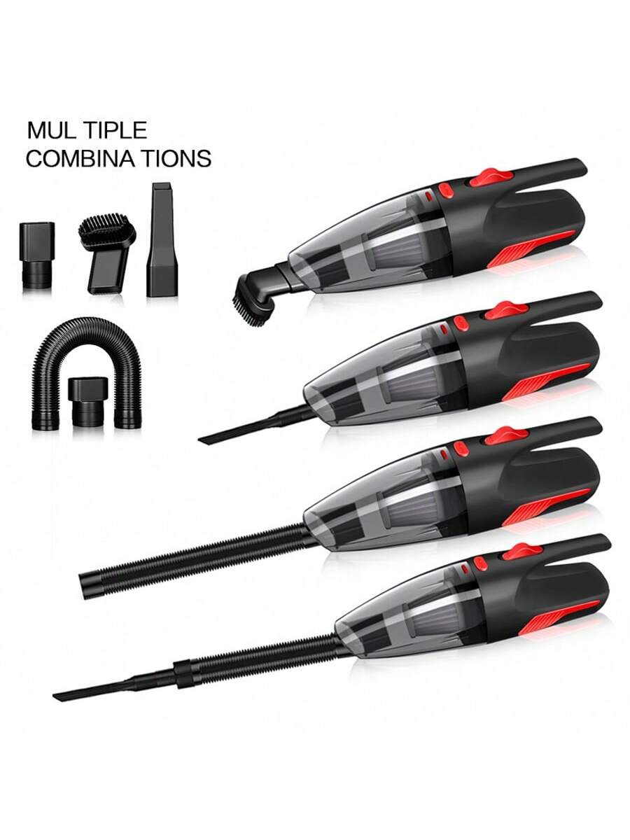 CascadeVac,Household Car Dual-Use High-Power Handheld Wireless Car Vacuum Cleaner USB Charging Mini Home Vacuum Cleaner,0-200w Power