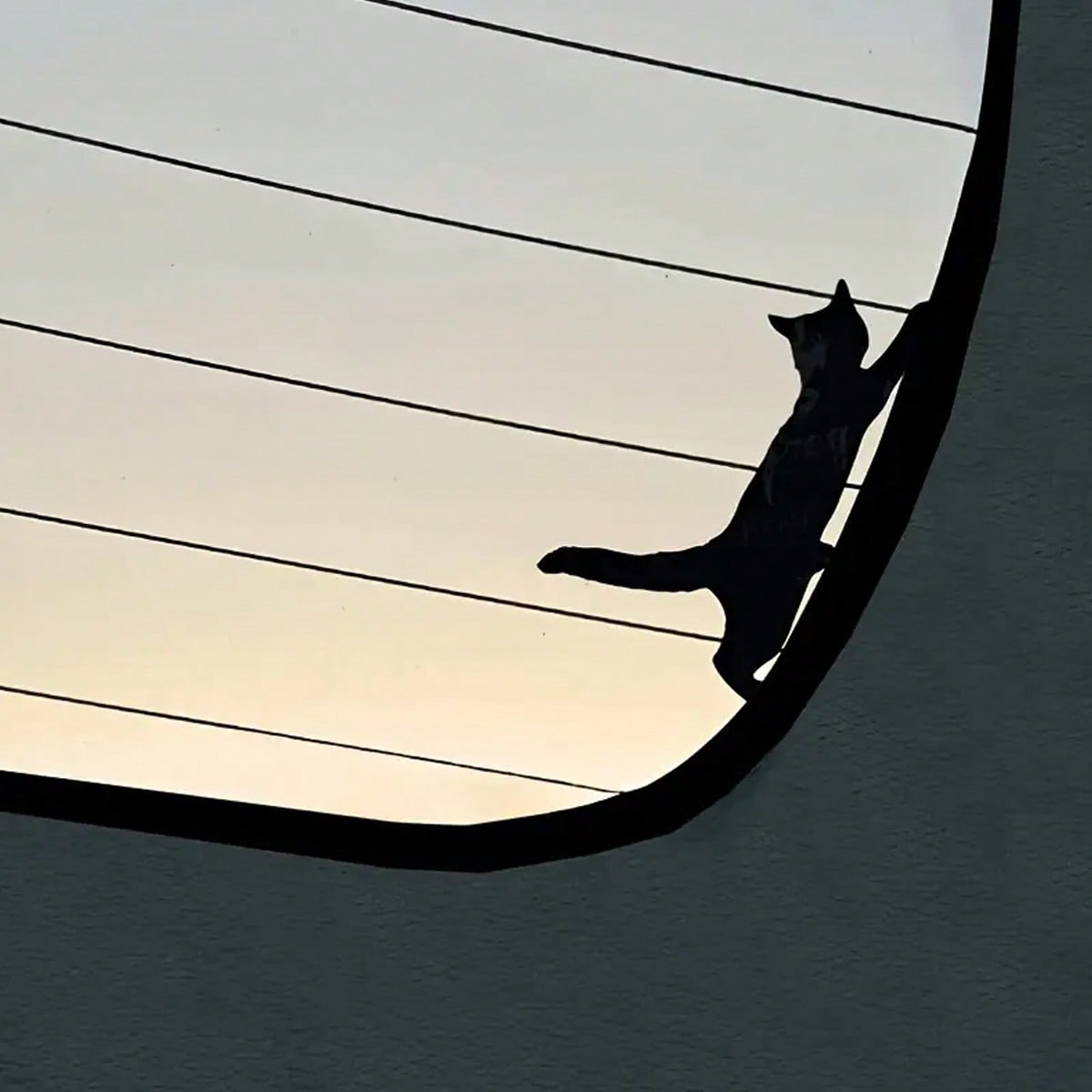 Cat Easter Egg Decals- Kitten Stickers- Bumper Stickers- Hidden Decals- Cute Stretch Cat Decals- Cat Gifts- Car Stickers- Car Rearview Mirror Stickers- Car Accessories