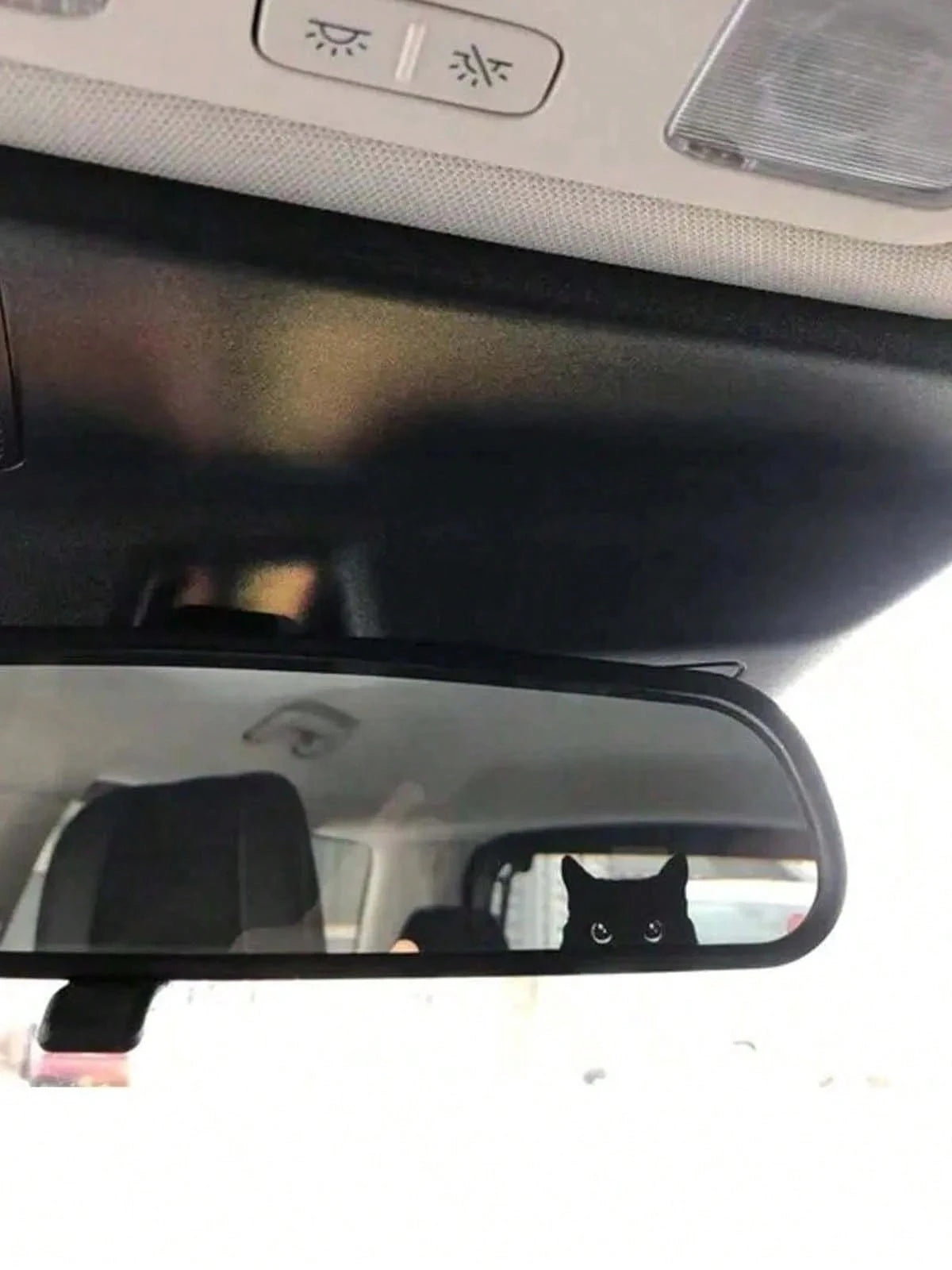 Cat Peeking Sticker, Car Sticker, Black Cat Peeking Sticker, Blank Button, Vinyl Sticker, Car Sticker, Vinyl Sticker, Pop-Up Sticker, Cat Sticker