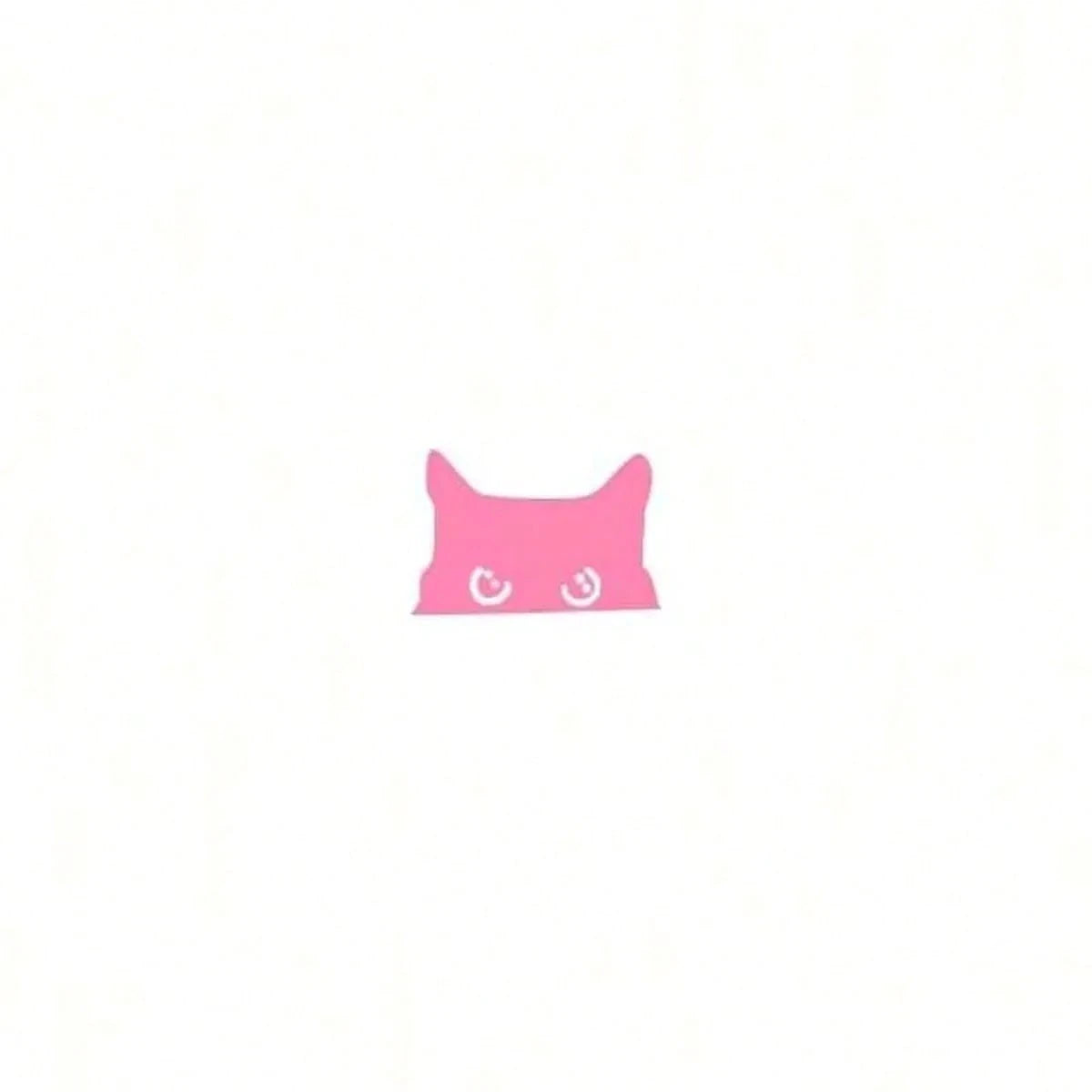 Cat Peeking Sticker, Car Sticker, Black Cat Peeking Sticker, Blank Button, Vinyl Sticker, Car Sticker, Vinyl Sticker, Pop-Up Sticker, Cat Sticker