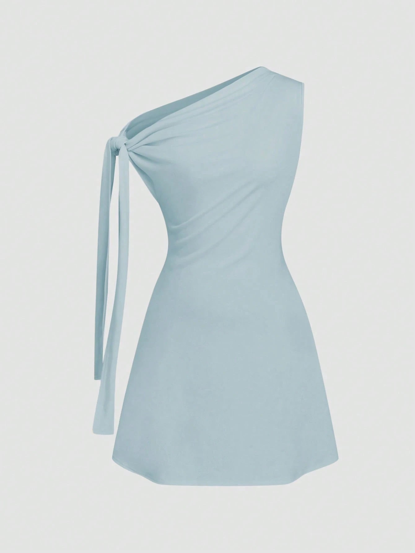 Celisse Women's Asymmetric Tie-Up Waist Short Dress
