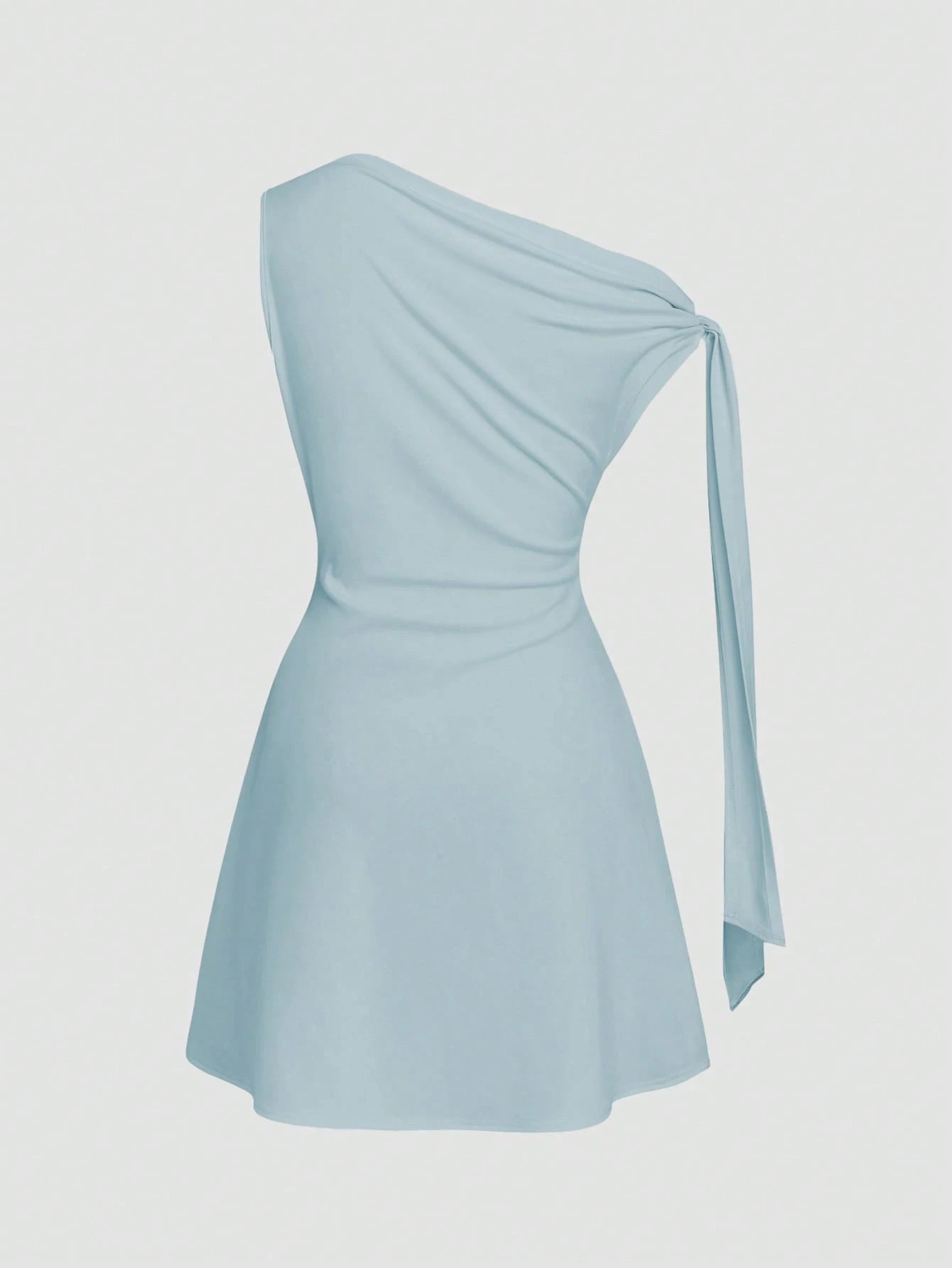 Celisse Women's Asymmetric Tie-Up Waist Short Dress