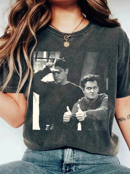 Chandler Living Friends Shirt, Retro Chandler Friends Shirt, Chandler Bing Graphic Shirt, Friends Chandler Sweatshirt