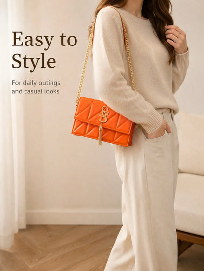 Chic Shoulder Bag With Durable PU Leather Vibrant Red Hand Bags For Stylish Women Elegant Purses Shoulder Bag Ideal For Party Vacation Purse