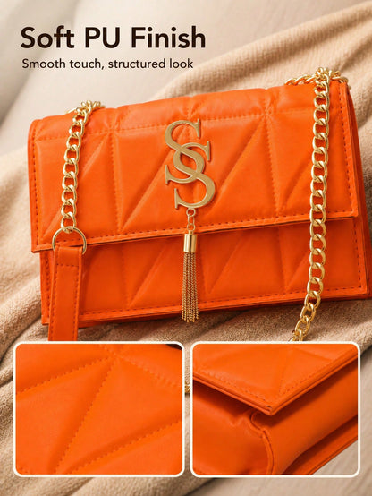 Chic Shoulder Bag With Durable PU Leather Vibrant Red Hand Bags For Stylish Women Elegant Purses Shoulder Bag Ideal For Party Vacation Purse