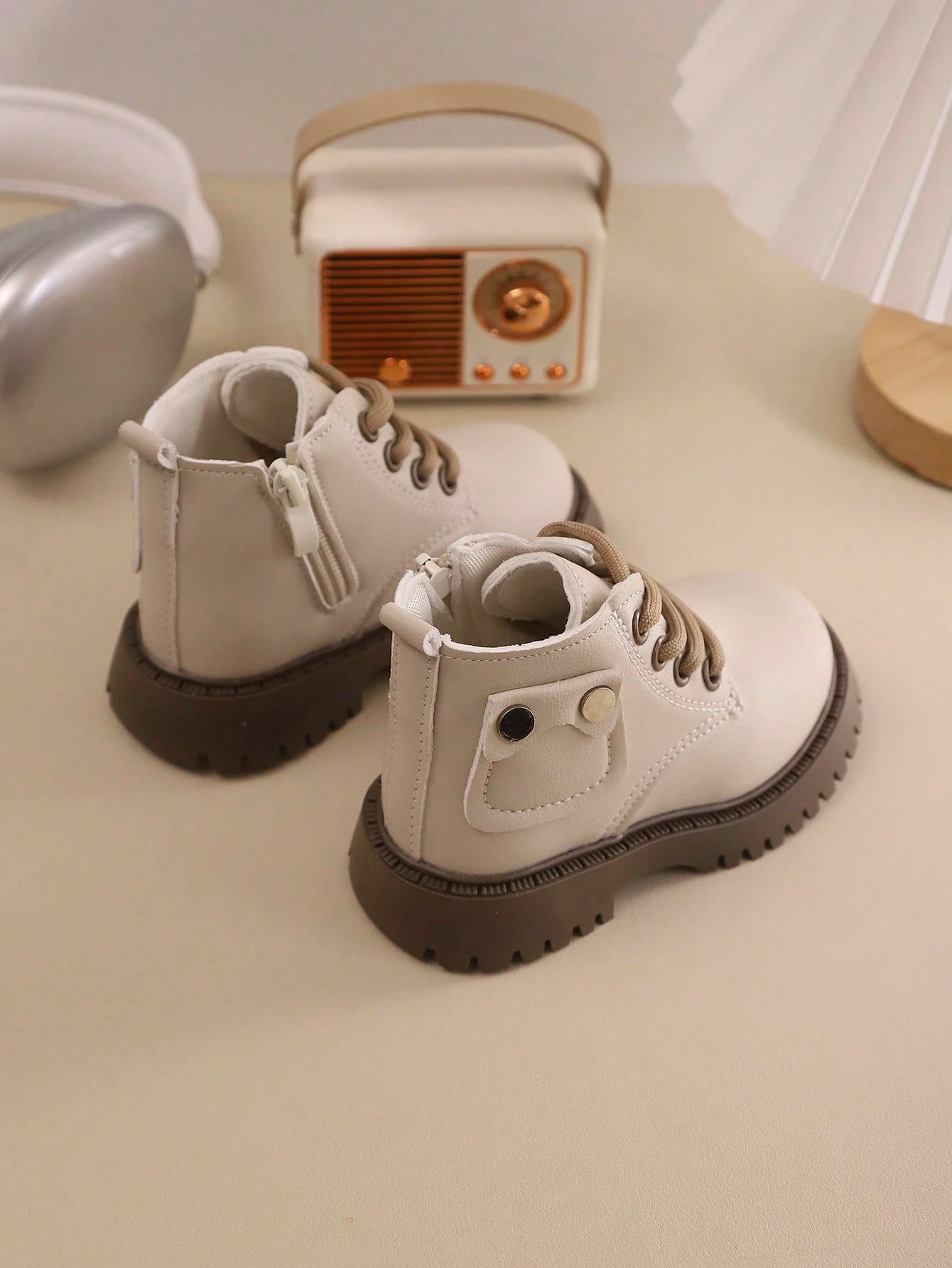 Children's Boots, Unisex, Autumn/Winter New Style, Zipper & Lace-Up, Fashionable & Elegant, Lightweight & Comfortable, Suitable For Outdoor Hiking. Boots