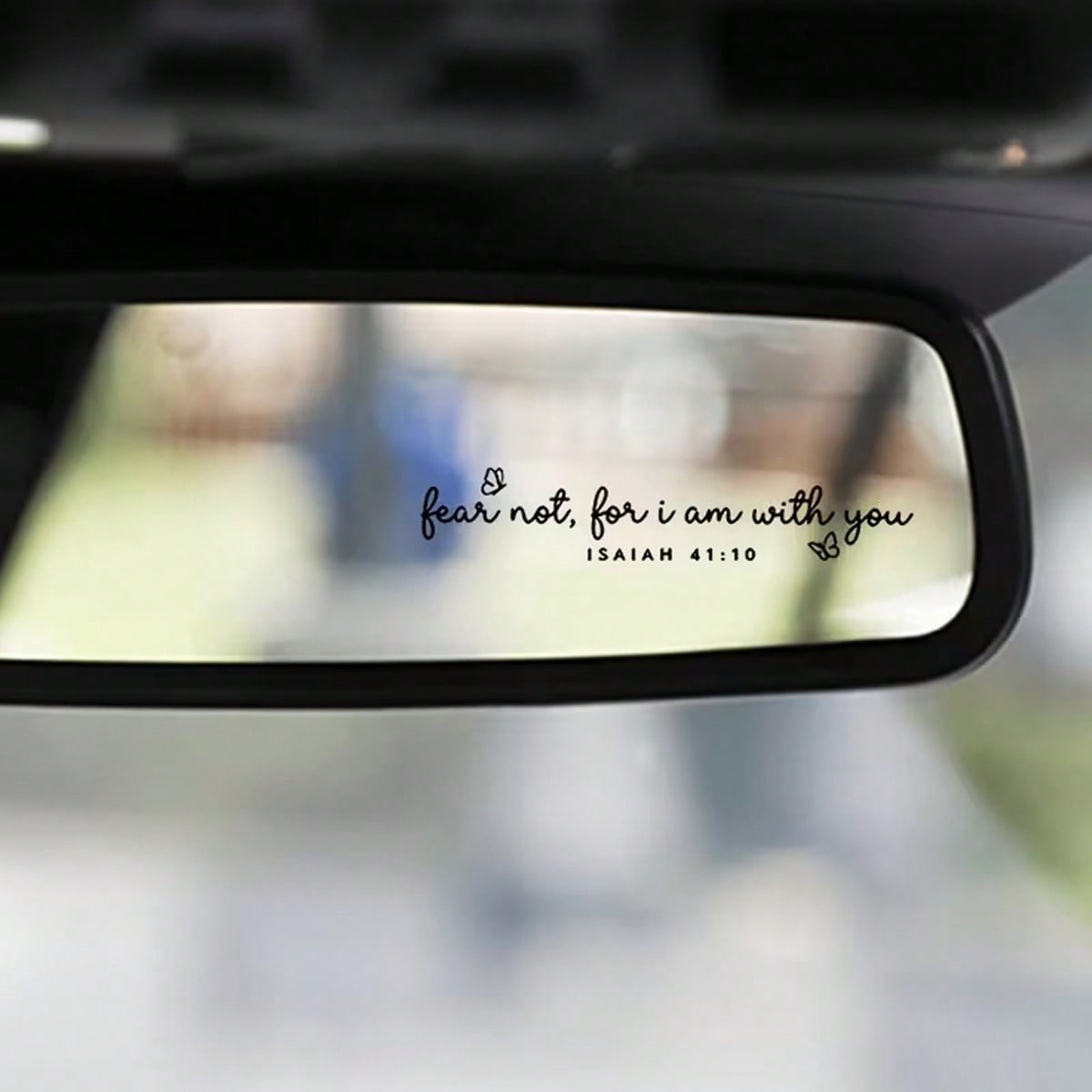 Christian Car Decal Fear Not For I Am With You Sticker- Isaiah 41 10 Bible Verse Vinyl Water Cup Stickers, Computer Notebook Stickers, Car Stickers, Glass Window Stickers, Car Decals