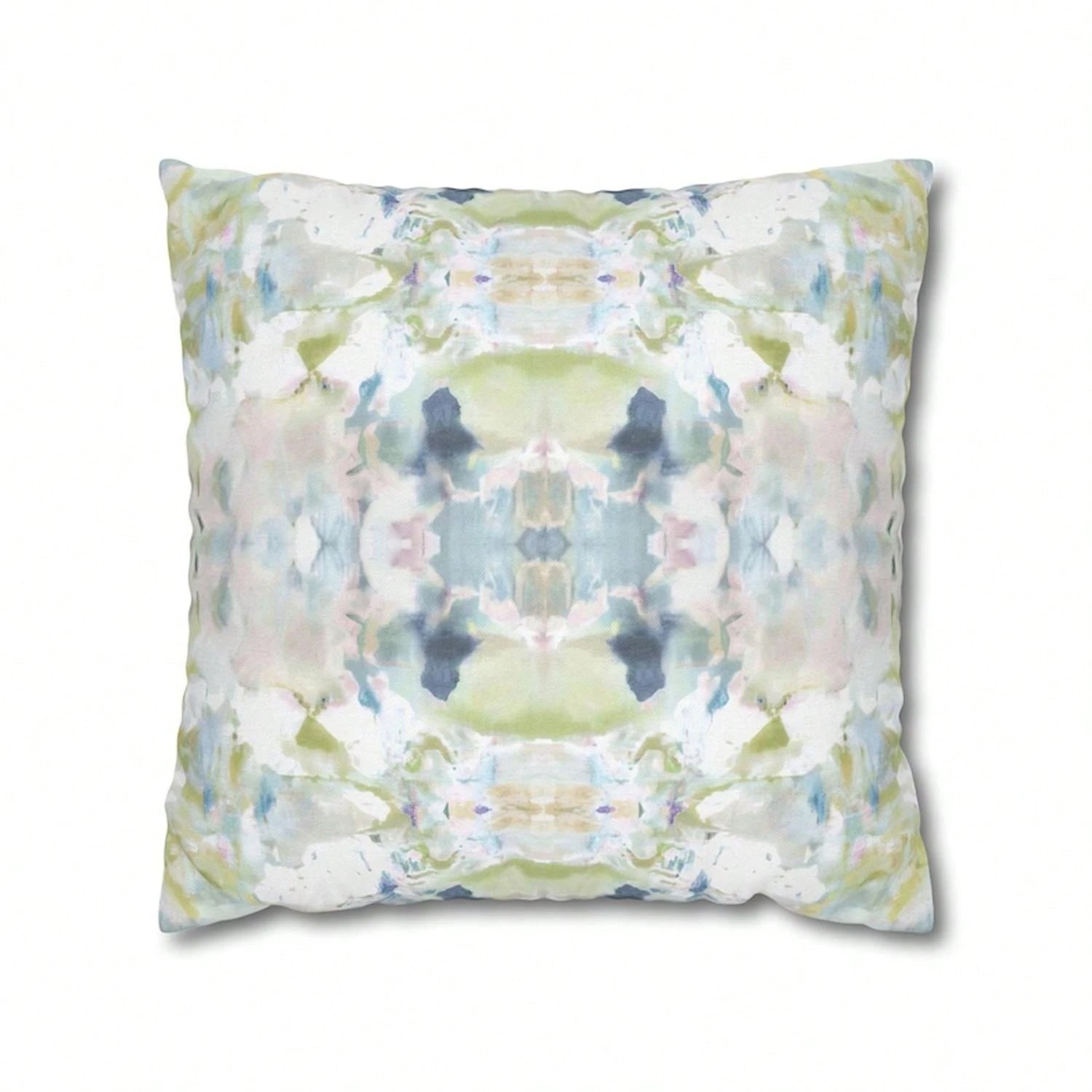 CKnight [Room Decor Pillow]Mirrored Art Throw Pillow Cover Blush Sage Green Watercolor Pillow Case Abstract Art Home Decor College Gi Bedroom Impressionist Modern