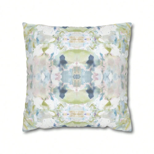 CKnight [Room Decor Pillow]Mirrored Art Throw Pillow Cover Blush Sage Green Watercolor Pillow Case Abstract Art Home Decor College Gi Bedroom Impressionist Modern