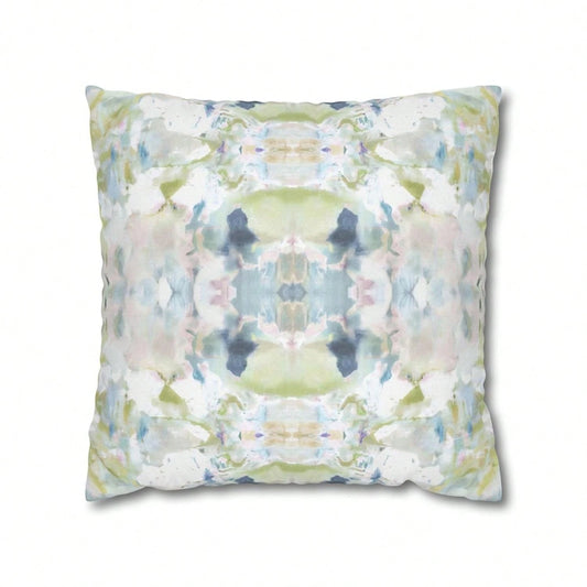 CKnight [Room Decor Pillow]Mirrored Art Throw Pillow Cover Blush Sage Green Watercolor Pillow Case Abstract Art Home Decor College Gi Bedroom Impressionist Modern