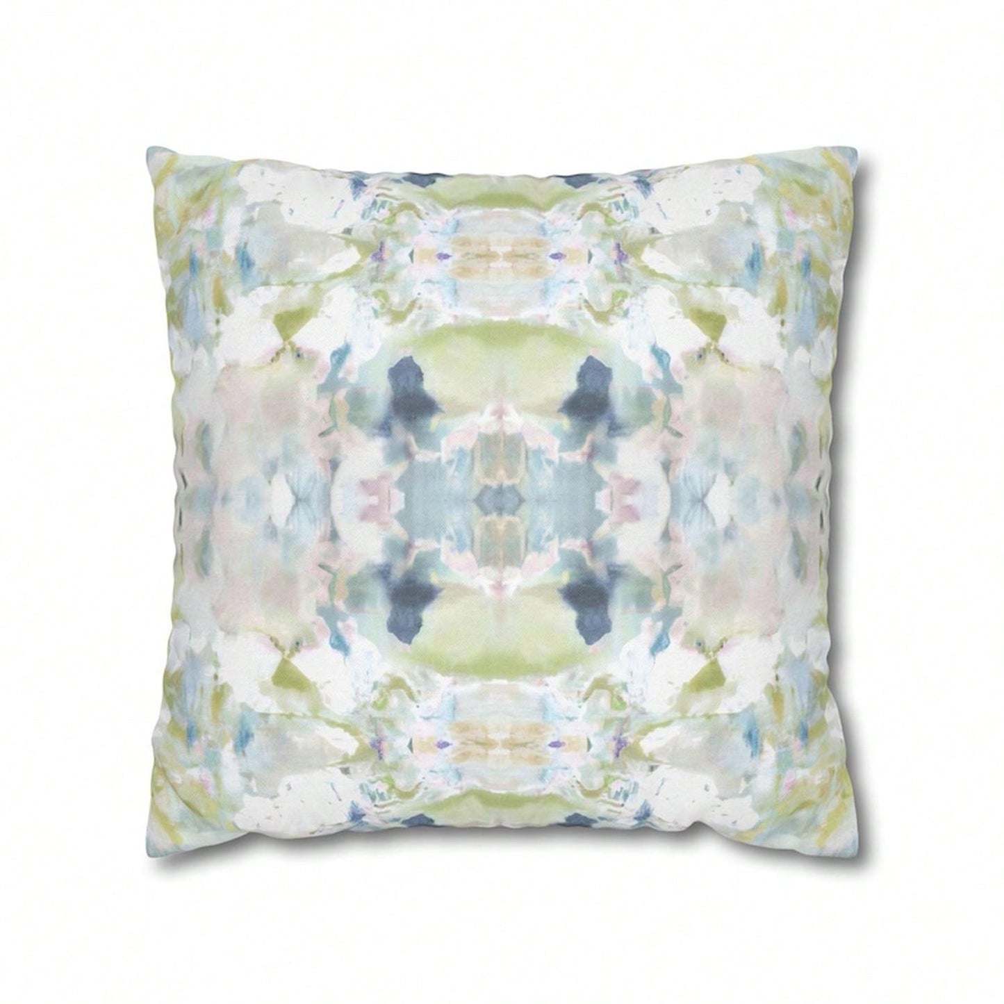 CKnight [Room Decor Pillow]Mirrored Art Throw Pillow Cover Blush Sage Green Watercolor Pillow Case Abstract Art Home Decor College Gi Bedroom Impressionist Modern