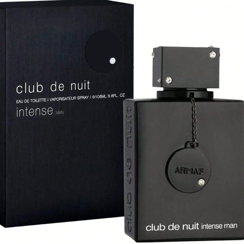 Club De Nuit Intense Man By Armaf EDT 3.6oz/105ml Spray For Men- Long-Lasting Sophisticated Masculine Fragrance With Bold Lemon, Birch & Musk Notes| Premium Arabian Luxury Cologne| Iconic Complimen