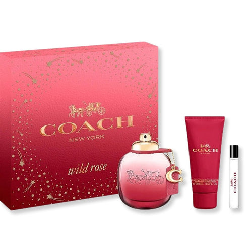 Coach Wild Rose 3 Piece Gift Set