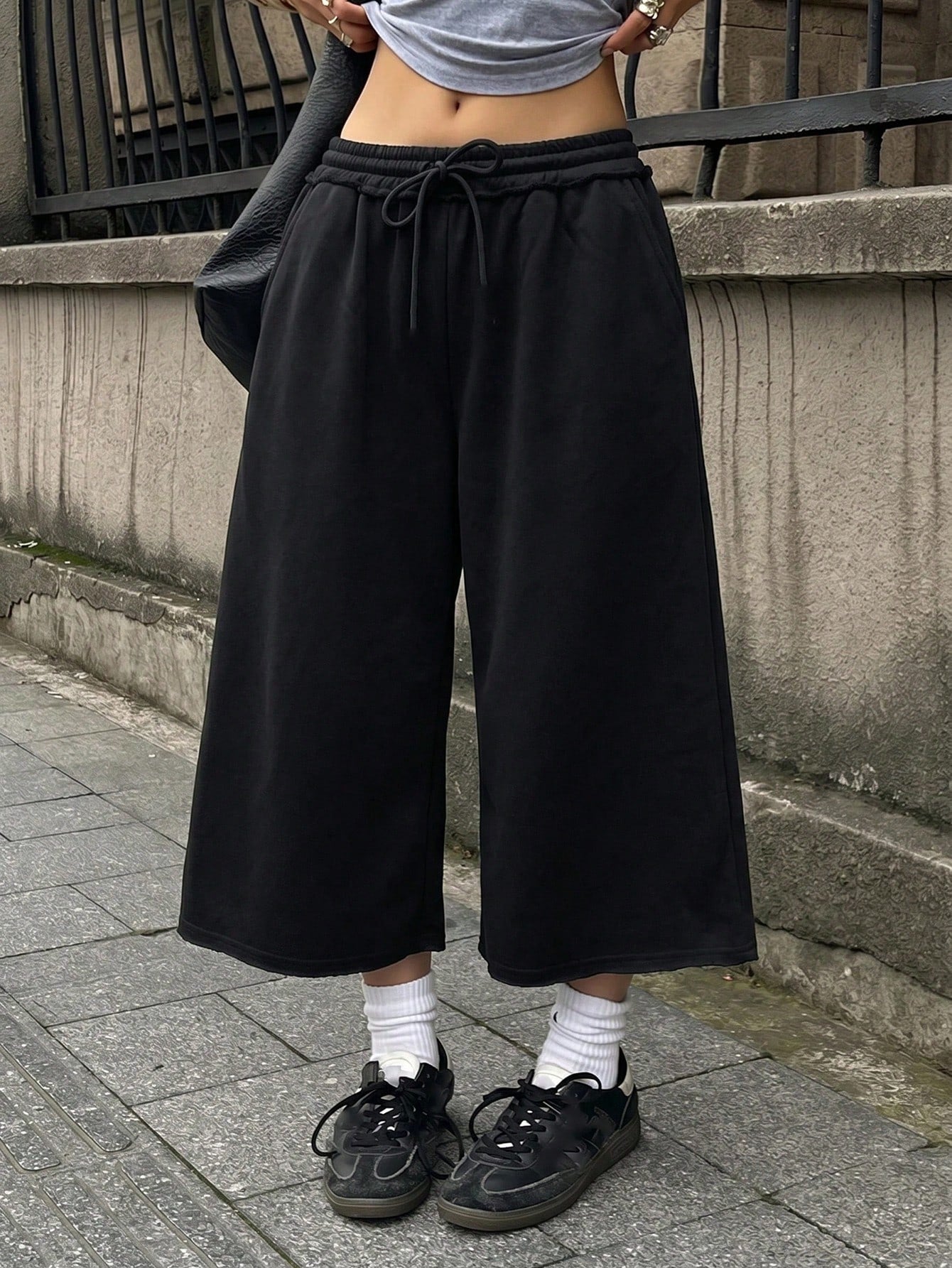 Coolane Summer Outfits For Women Streetwear Casual Vintage Sportswear Going Out Black Shorts,For Sporty,Gym,Run