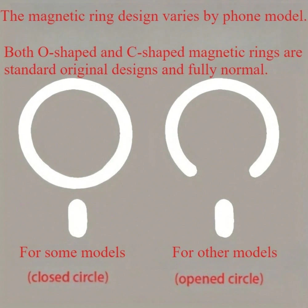 CteGlodrix Sexy Red, Hot Red, Charming Red, Unique Red, Seductive Red, Distinctive Red, Full Coverage Magnetic Phone Case With Built-In Lens Film And Precise Cutouts, Compatible With IPhone 11/12/13/1