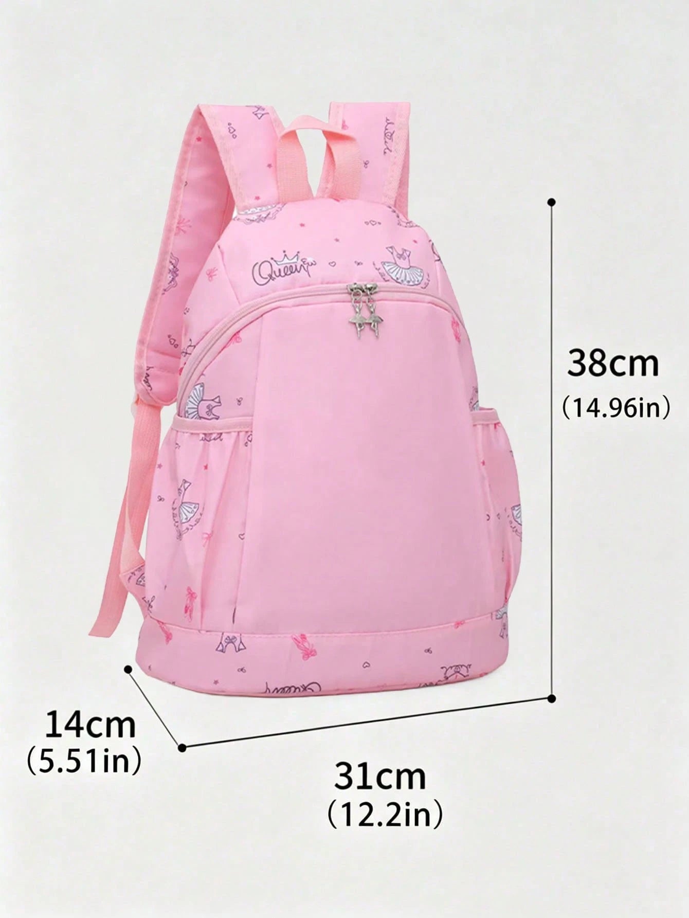 Custom Back Design, Customizable Name/Text/Photo, DIY, Solid Color Minimalist, Large Capacity, Lightweight, Comfortable Shoulder Straps, Zipper Closure; Suitable For School, Commuting, Travel; Applica