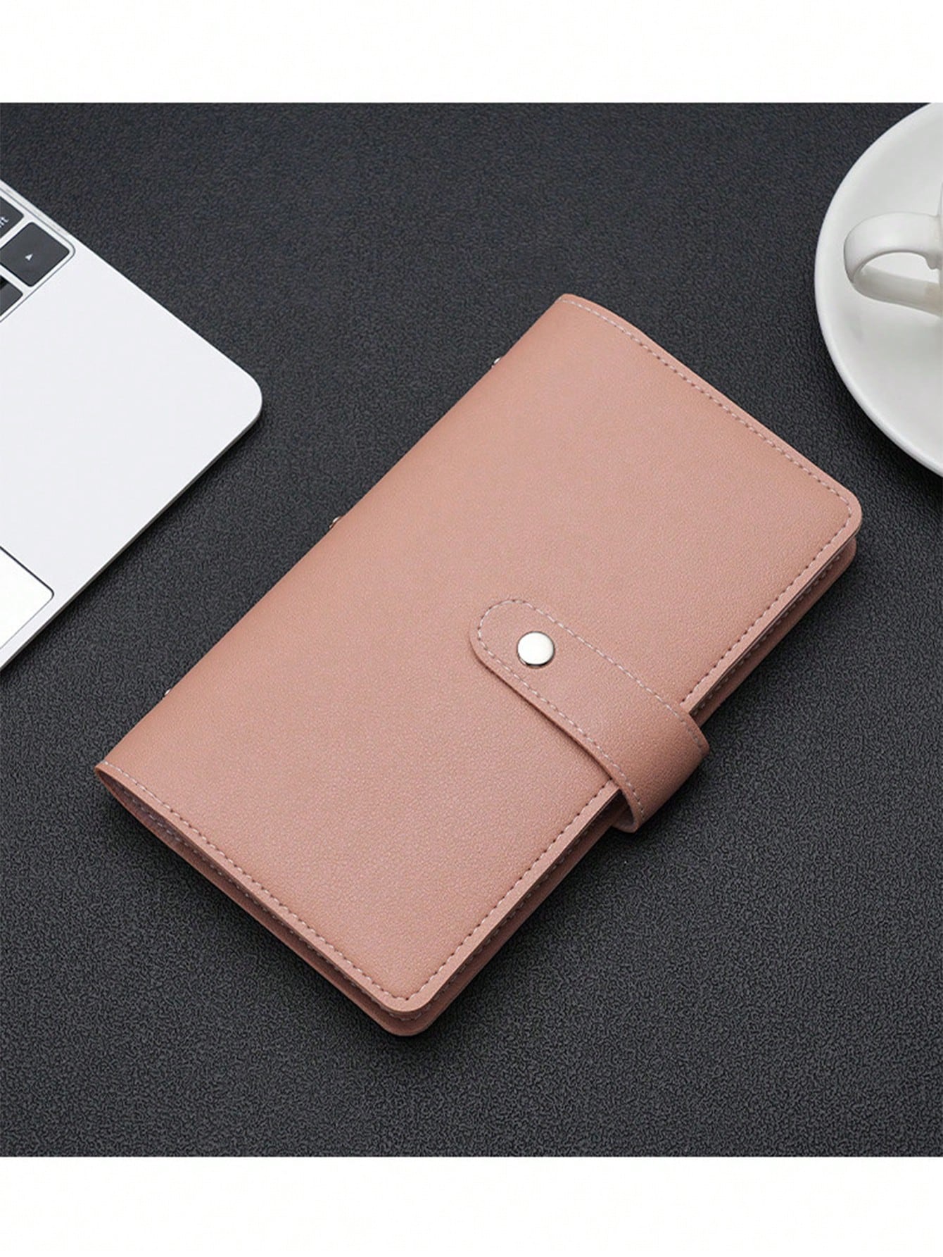 Custom Business Card Book Holder Name Card Organizer Professional Office Journal Namecard Holder Organizer Holds 96Cards Black Pink Credit Card Holder Case Snap Closure Business ID Card Organizer Pouc