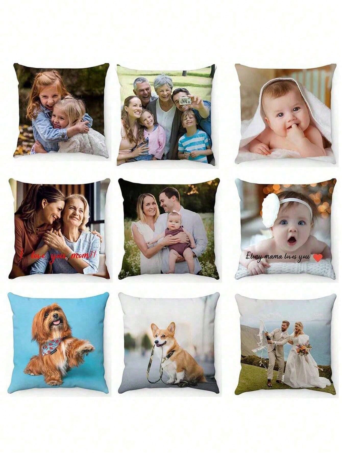 Custom Memorial Throw Pillow Cover Custom Pillow With Pillow Insert Graduation Party Birthday Wedding Ideal Gift Custom Pillow Decrotive Personalized Items Couples Pillow Personalized Halloween Thanks