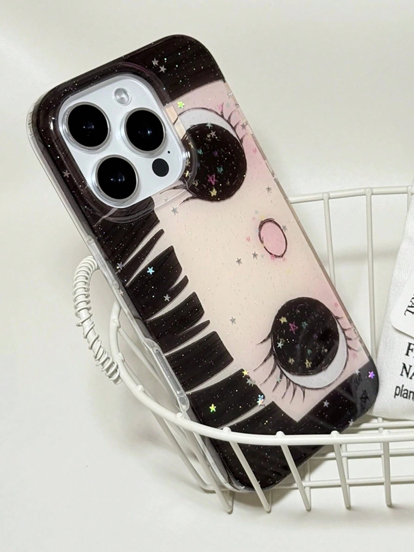 Cute Anime Fashion Phone Case 1pc Cute Cartoon Big Eye Pattern Personalized Phone Case, Fashionable Lolita Style Protective Cover, Compatible With IPhone17/IPhone17 ProMax/IPhone16 Pro Max/IPhone15 Pr