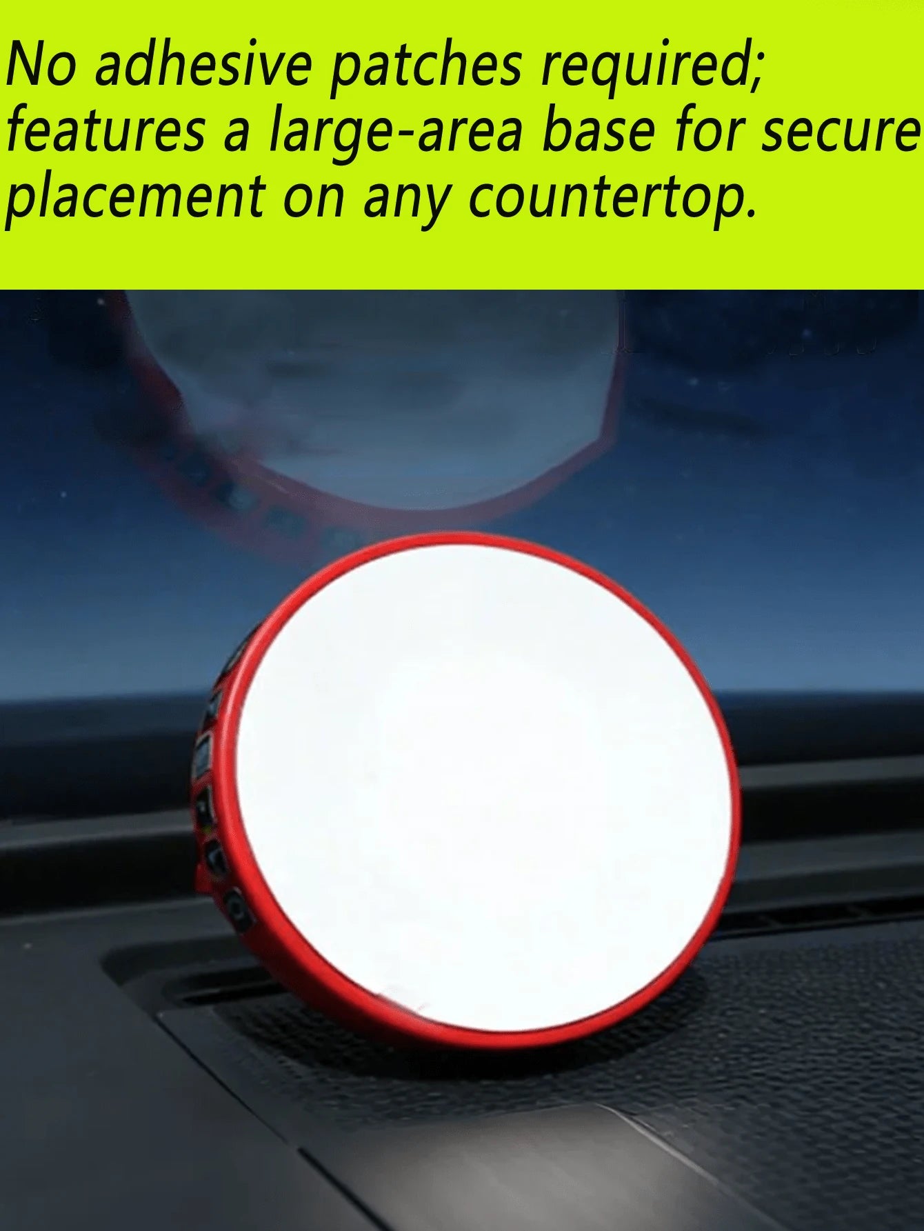 Cute Cat Shaped 360° Rotating Dashboard Phone Holder, With Parking Number, Suitable For All Phone Models, Washable And Reusable Adhesive Car Phone Mount