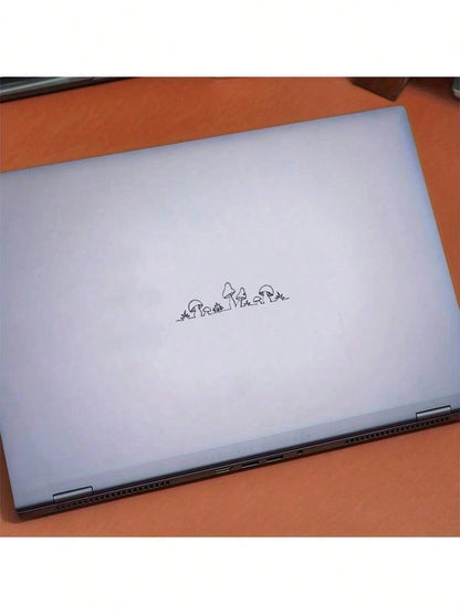 Cute Mushroom Vinyl Sticker- Suitable For Car Rearview Mirror And Indoor/Outdoor Use