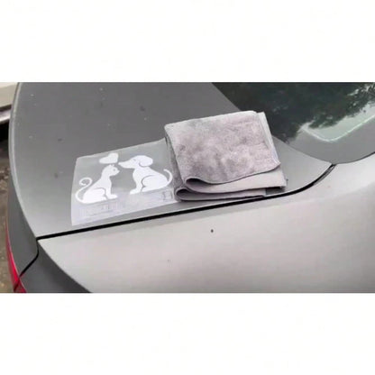 Cute Turtle Swimming In The Ocean Rearview Mirror Sticker, Suitable For Cars, Motorcycles And More