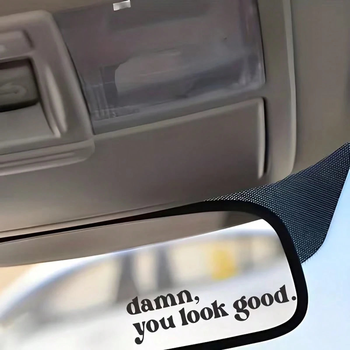 Damn You Look Good Car Rearview Mirror Sticker- Suitable For Cars, Trucks, Motorcycles, Computers And Phones- Perfect Holiday Gift