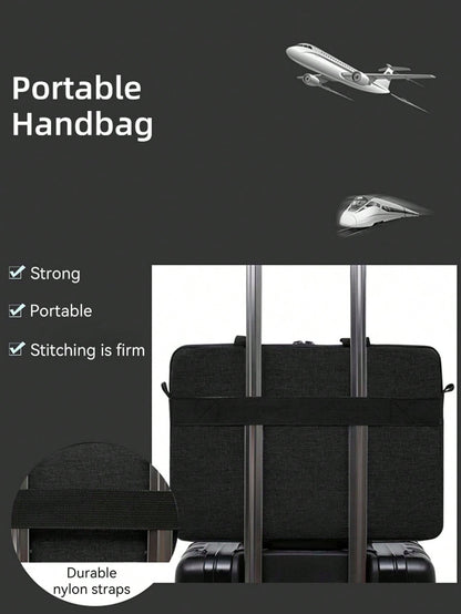 DANYCASE 12-15.6 Inch Laptop Bag, Suitable For Chromebook, Waterproof Laptop Carrying Case, With Shoulder Strap, 360° Protection