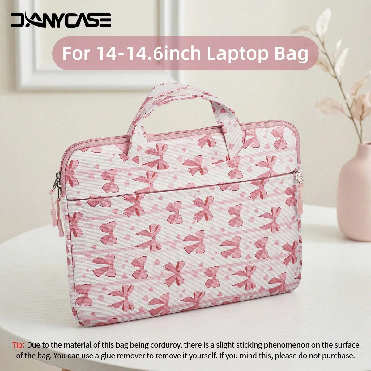 DANYCASE 12-15.6 Inch Laptop Bag, Suitable For Chromebook, Waterproof Laptop Carrying Case, With Shoulder Strap, 360° Protection