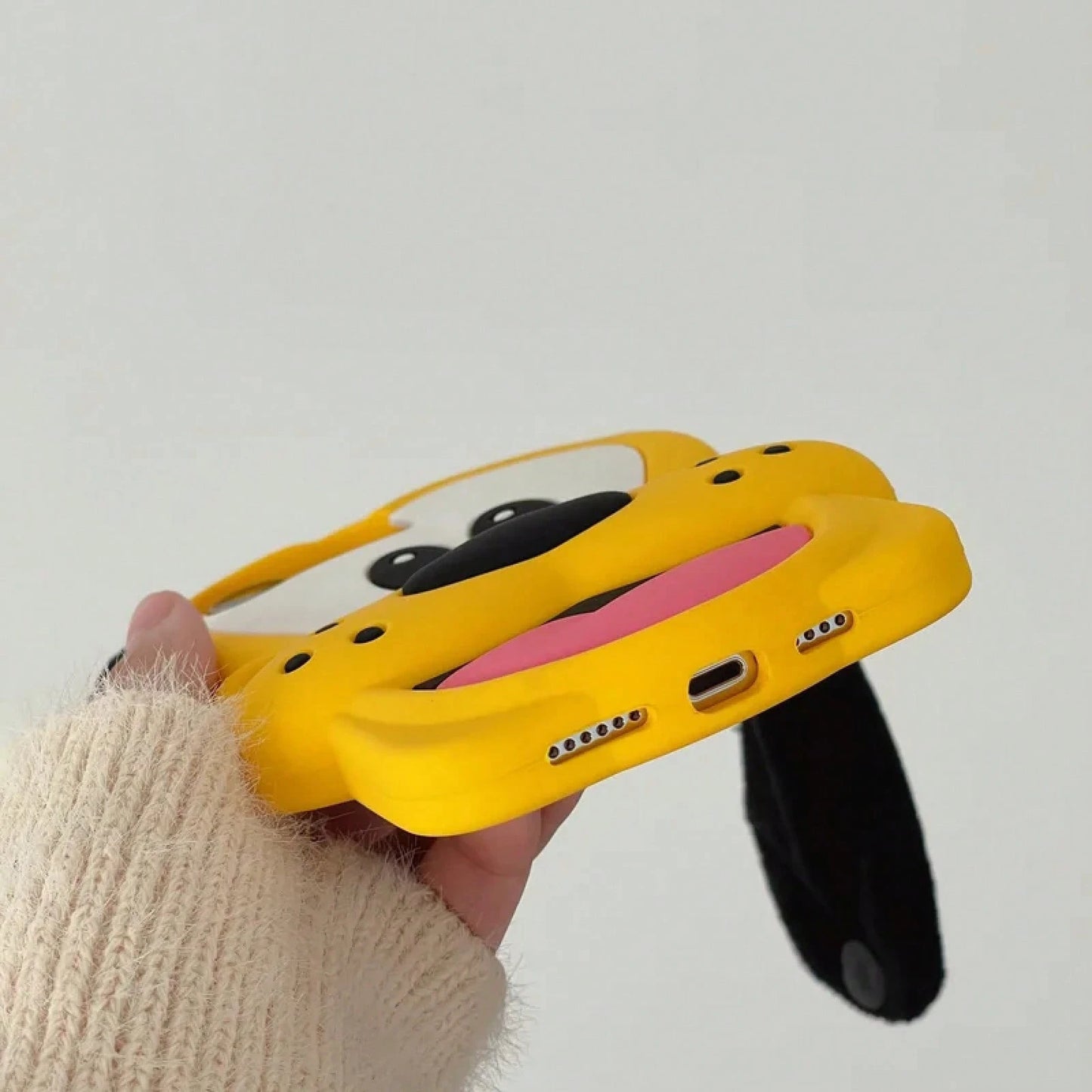 Disney Hot Cute 3D For Pluto Silicone Anti-Drop Cartoon Shockproof Ls Protection Hard Cover For 17/16/15/14/13/12/11 Pro Max.Holiday Accessories.