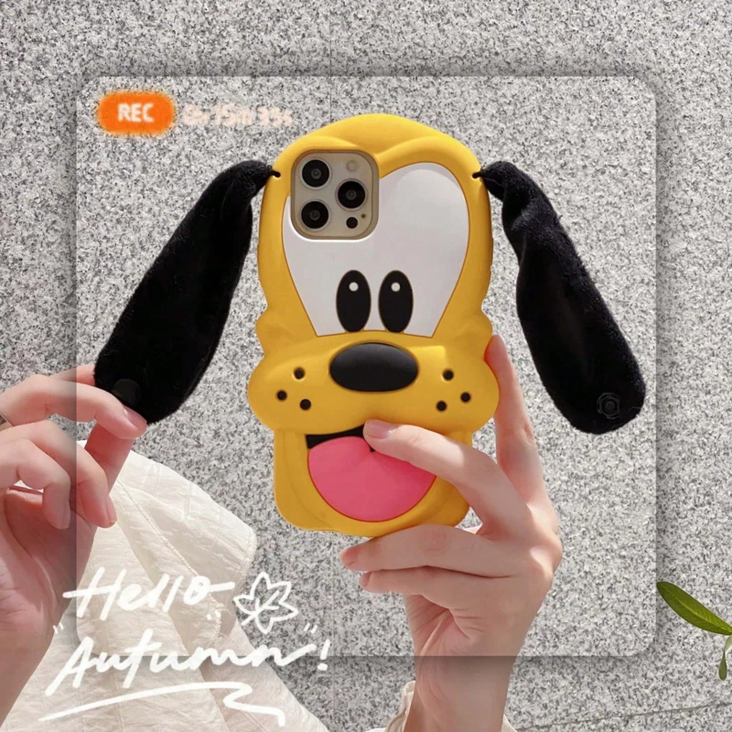Disney Hot Cute 3D For Pluto Silicone Anti-Drop Cartoon Shockproof Ls Protection Hard Cover For 17/16/15/14/13/12/11 Pro Max.Holiday Accessories.